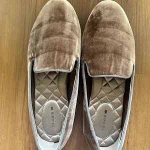 Birdies Velvet Loafers